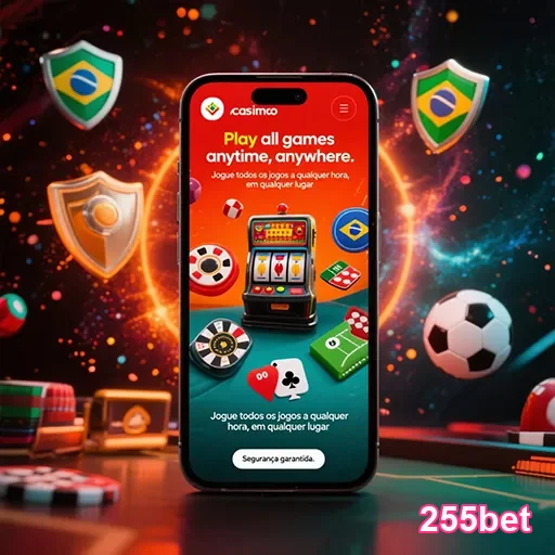 Imagem promocional do app 255bet, destaque para o site 255bet com recursos de apostas esportivas