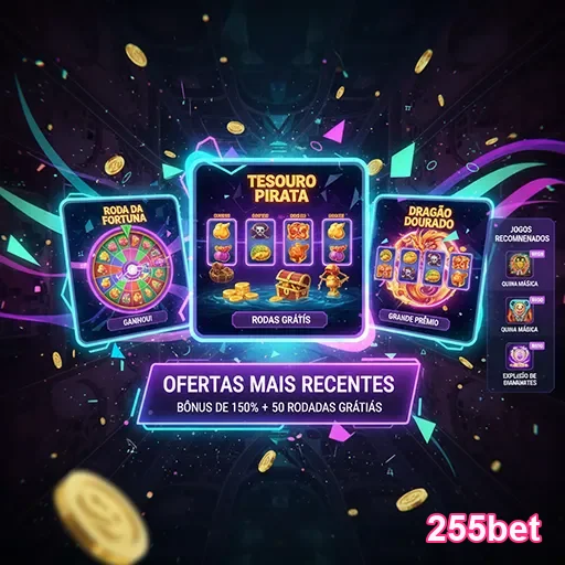 Imagem do site 255bet mostrando a página inicial com opções de apostas e promoções